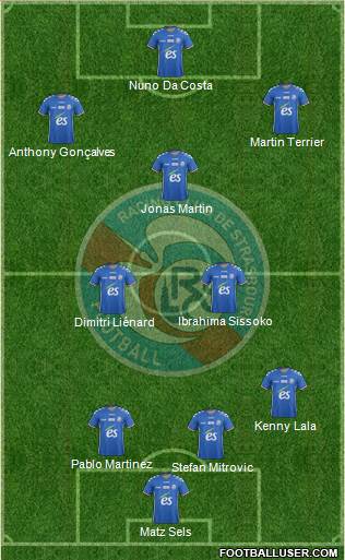 Racing Club de Strasbourg-Football Formation 2018