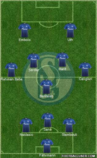 FC Schalke 04 Formation 2018