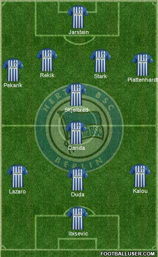 Hertha BSC Berlin Formation 2018