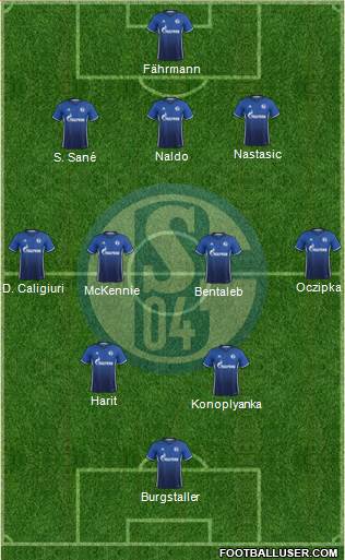 FC Schalke 04 Formation 2018