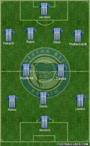 Hertha BSC Berlin Formation 2018