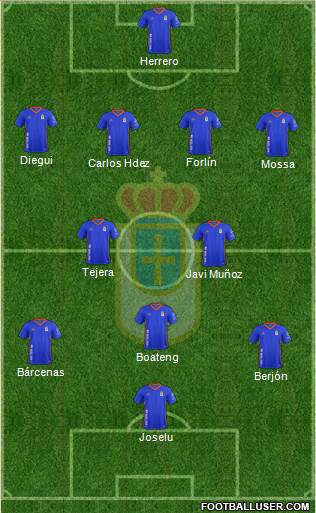 Real Oviedo S.A.D. Formation 2018