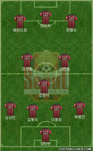 FC Seoul Formation 2018