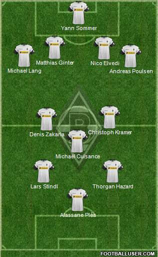 Borussia Mönchengladbach Formation 2018