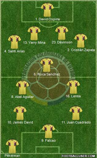 Colombia Formation 2018