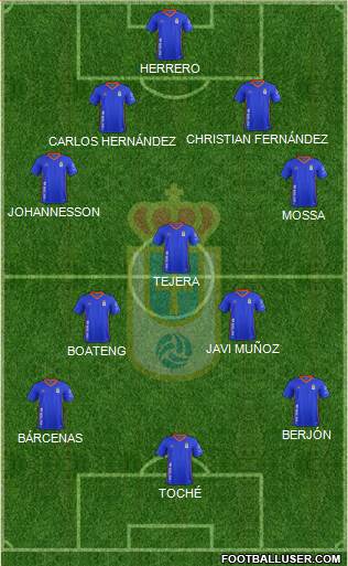 Real Oviedo S.A.D. Formation 2018