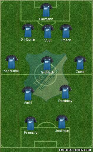 TSG 1899 Hoffenheim Formation 2018