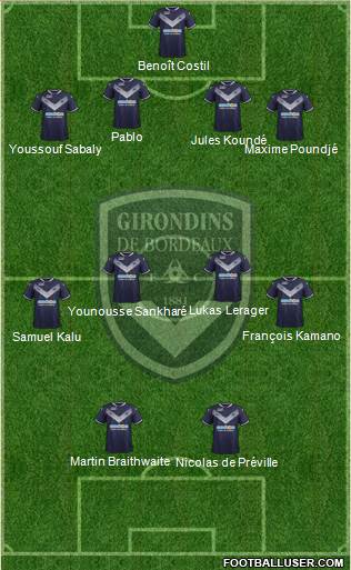 FC Girondins de Bordeaux Formation 2018