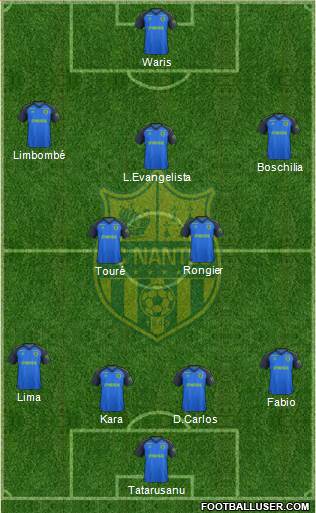 FC Nantes Formation 2018