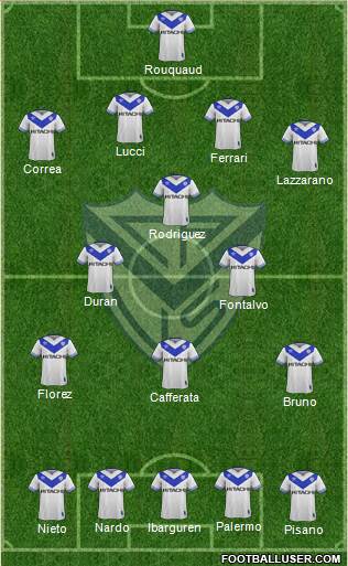 Vélez Sarsfield Formation 2018