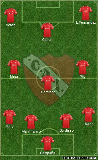 Independiente Formation 2018