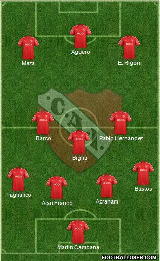 Independiente Formation 2018