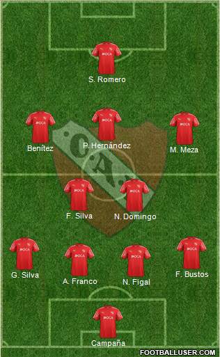 Independiente Formation 2018