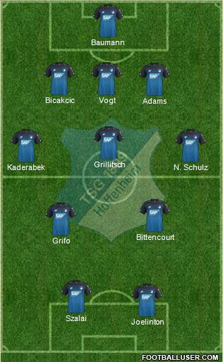 TSG 1899 Hoffenheim Formation 2018