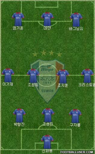 Suwon Samsung Blue Wings Formation 2018