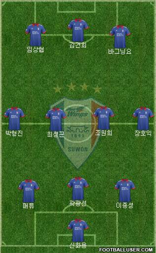 Suwon Samsung Blue Wings Formation 2018