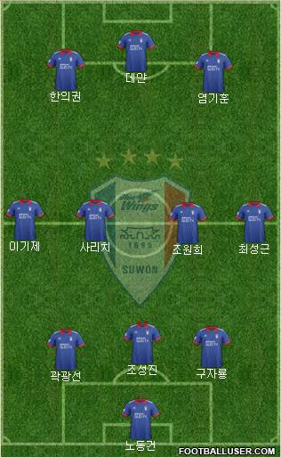 Suwon Samsung Blue Wings Formation 2018