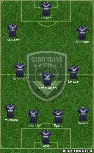 FC Girondins de Bordeaux Formation 2018