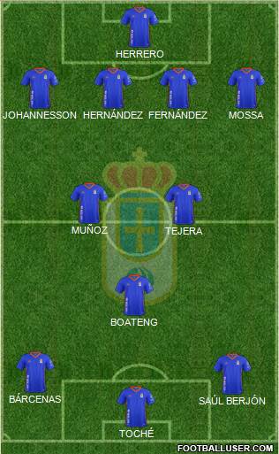 Real Oviedo S.A.D. Formation 2018