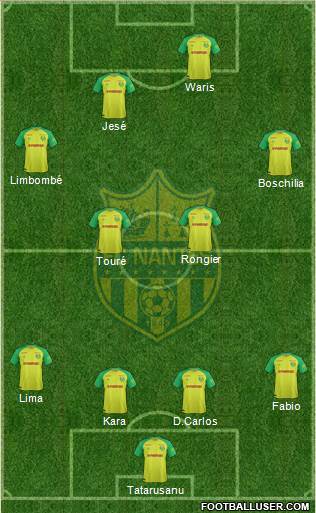 FC Nantes Formation 2018