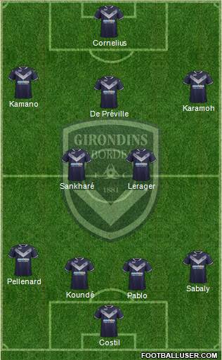 FC Girondins de Bordeaux Formation 2018