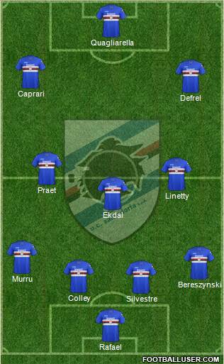 Sampdoria Formation 2018