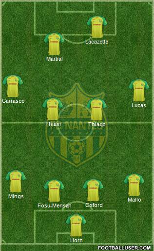 FC Nantes Formation 2018