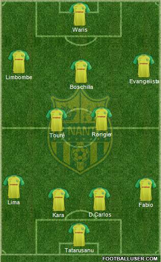 FC Nantes Formation 2018