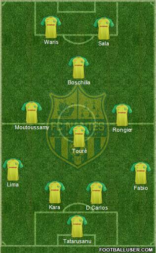 FC Nantes Formation 2018