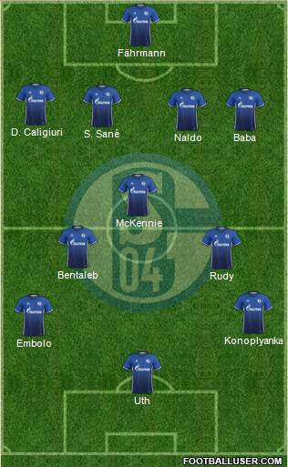 FC Schalke 04 Formation 2018