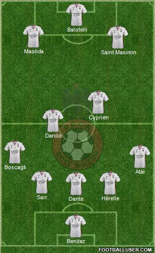 OGC Nice Côte d'Azur Formation 2018