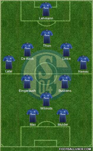 FC Schalke 04 Formation 2018