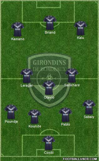 FC Girondins de Bordeaux Formation 2018