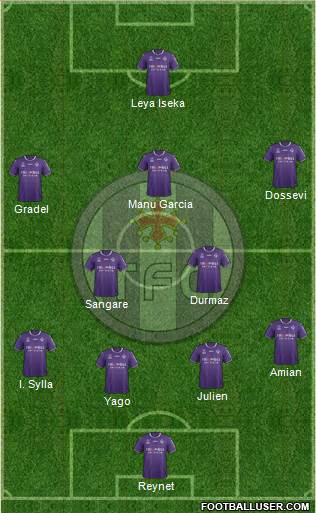 Toulouse Football Club Formation 2018