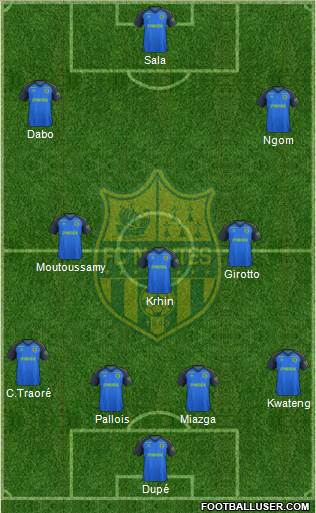 FC Nantes Formation 2018