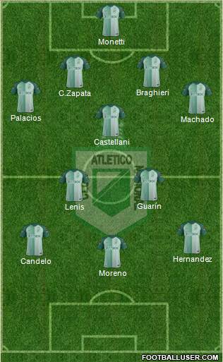 CDC Atlético Nacional Formation 2018