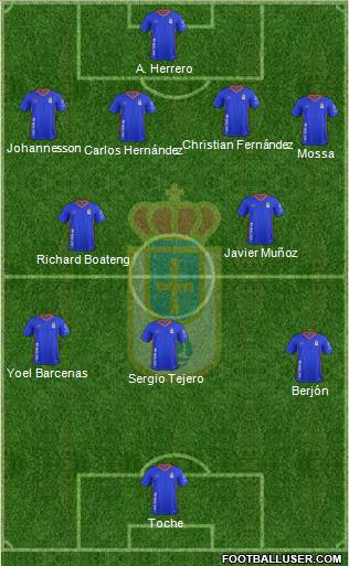 Real Oviedo S.A.D. Formation 2018