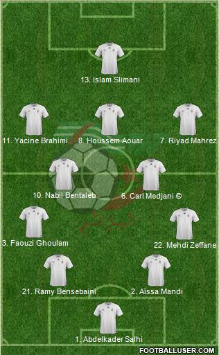 Algeria Formation 2018