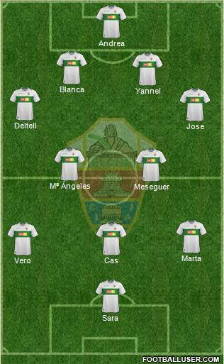 Elche C.F., S.A.D. Formation 2018