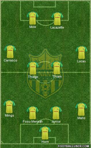 FC Nantes Formation 2018