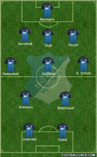 TSG 1899 Hoffenheim Formation 2018