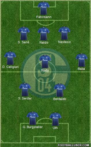 FC Schalke 04 Formation 2018