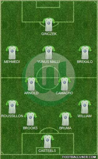 VfL Wolfsburg Formation 2018