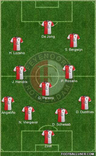 Feyenoord Formation 2018