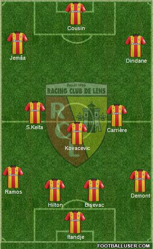 Racing Club de Lens Formation 2018