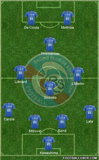 Racing Club de Strasbourg-Football Formation 2018