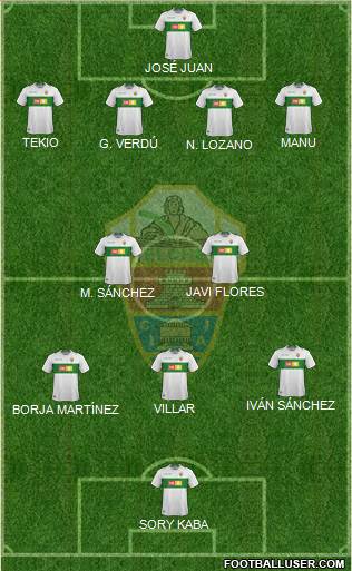 Elche C.F., S.A.D. Formation 2018