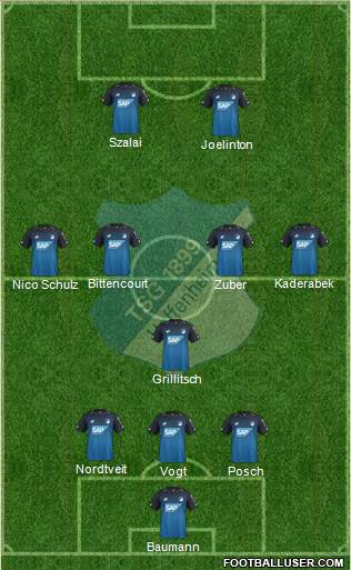 TSG 1899 Hoffenheim Formation 2018