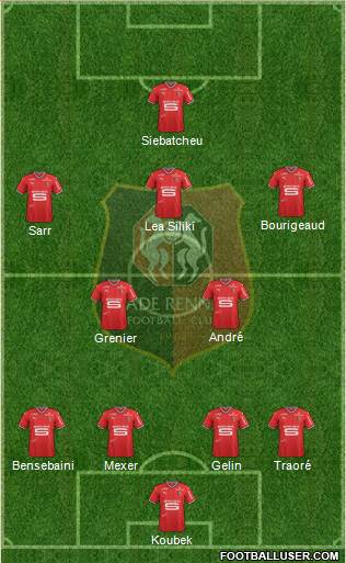 Stade Rennais Football Club Formation 2018