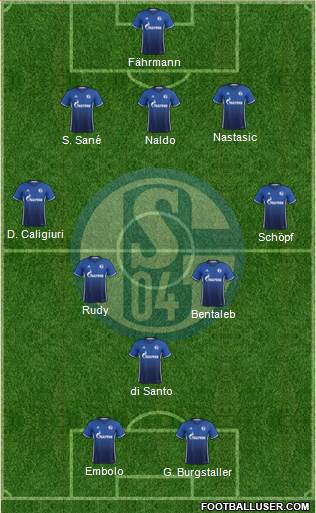 FC Schalke 04 Formation 2018